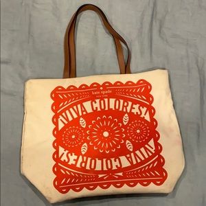 Canvas Kate Spade bag